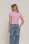 Short Sleeve Scoop Nk Bodysuit
