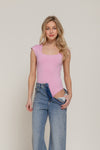 Short Sleeve Scoop Nk Bodysuit