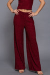 Sparkle Wide Leg Knit Pant