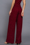 Sparkle Wide Leg Knit Pant