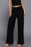 Sparkle Wide Leg Knit Pant