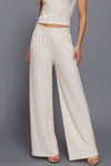 Sparkle Wide Leg Knit Pant