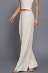 Sparkle Wide Leg Knit Pant