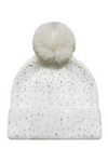 Rhinestone Pom Beanie