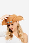 Turq. Concho Chain Cowboy Hat
