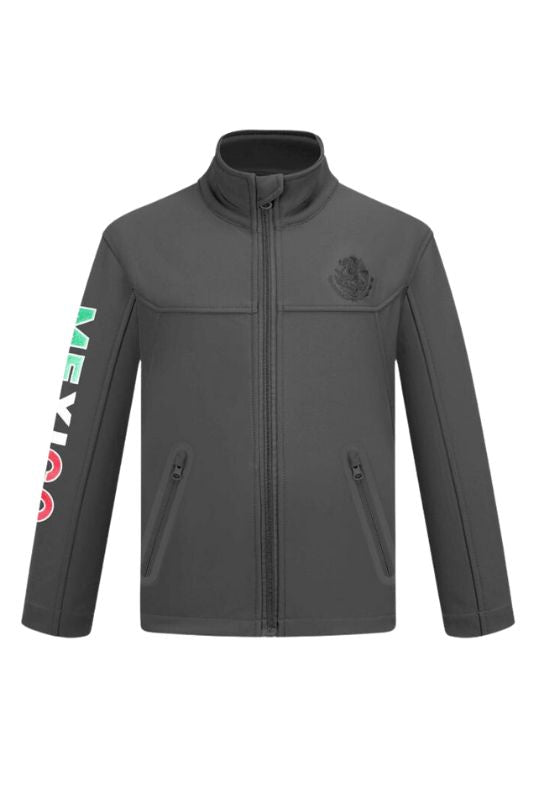 Mexico Patch Zip Up Jacket