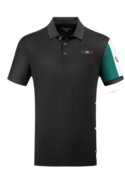 Mexico Embroidered Short Sleeve Polo