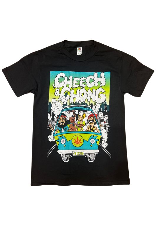 Cheech & Chong Scooby Van Smoke Graphic Tee