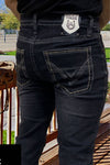 Stitching Back Pocket-V Denim Jeans