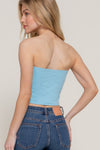 Cotton Jersey Cropped Tube Top