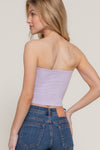 Cotton Jersey Cropped Tube Top