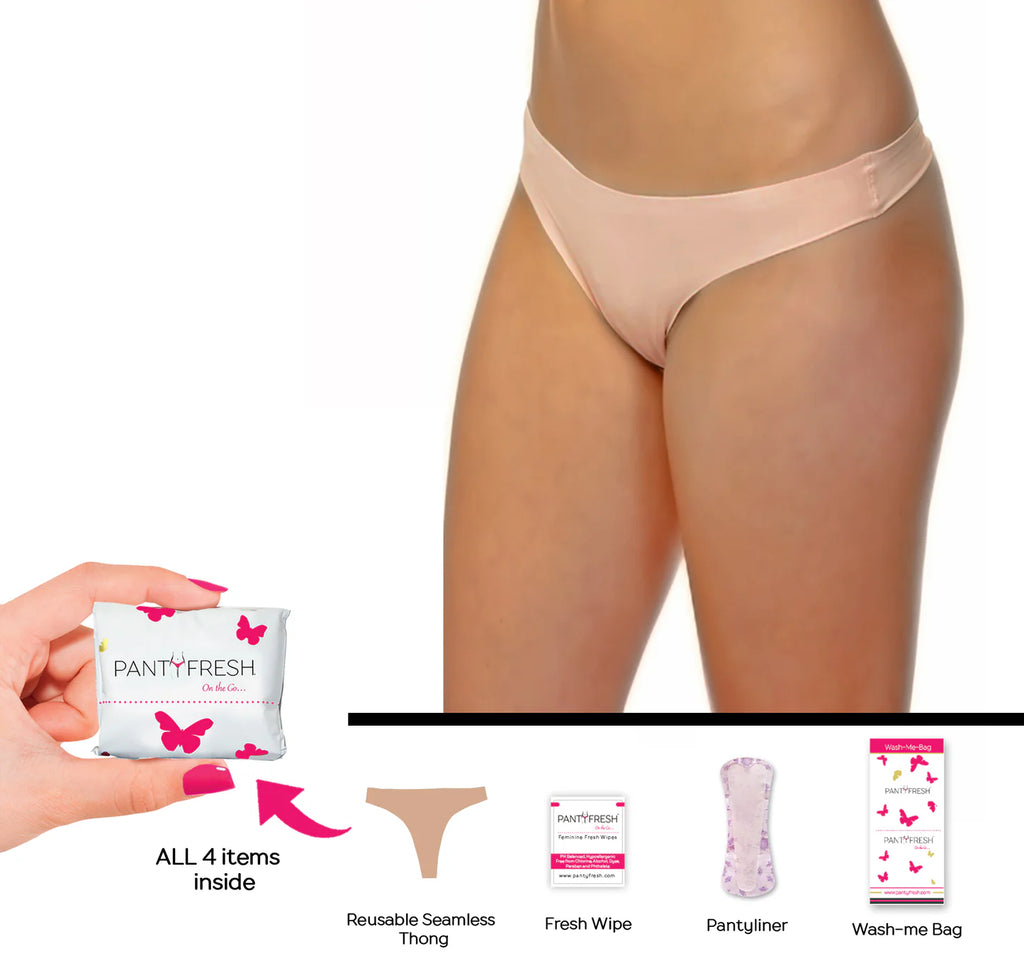 Emergency Panties: Feminine Essentials Kit Thong