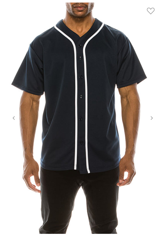 Button-Up Baseball Jersey