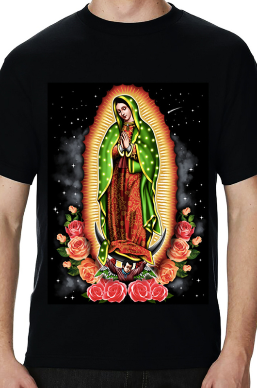 Virgen de Guadalupe with Roses