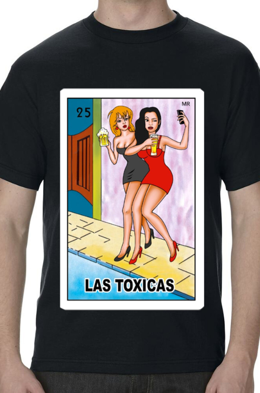 Las Toxicas 25 Card Graphic Tee