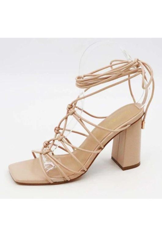 Balenciaga Studded Chunky Heel Cage Sandal, $945 | Neiman Marcus | Lookastic