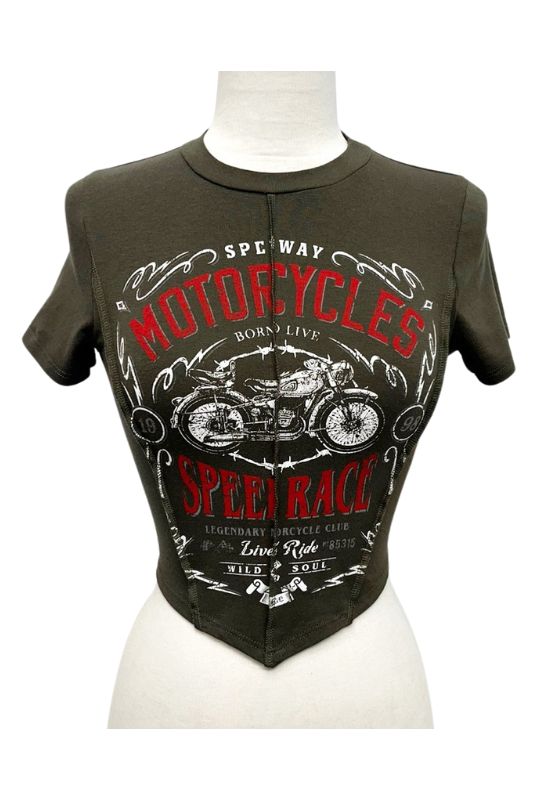 Motorcycle Speed Race S/S Graphic