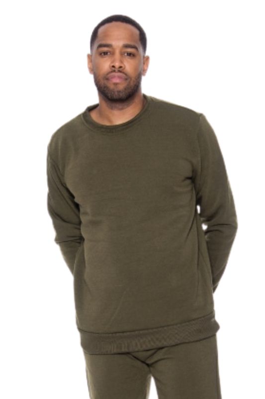 Basic Solid Crew Neck Sweater