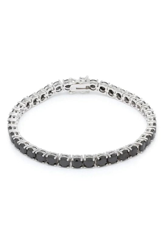 Black Stone Tennis Bracelet