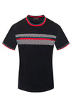 CC Double Stripe Short Sleeve Polo