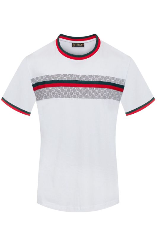 CC Double Stripe Short Sleeve Polo