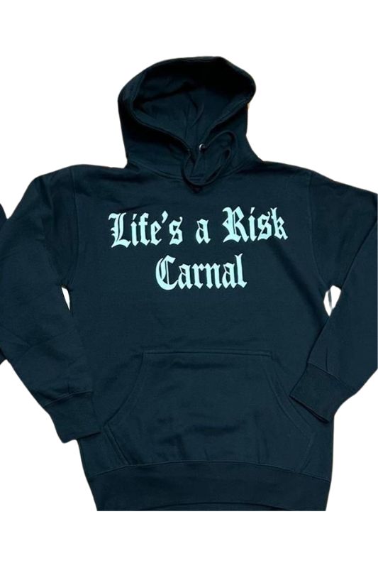 Life's a Risk Carnal Graphic Hoodie