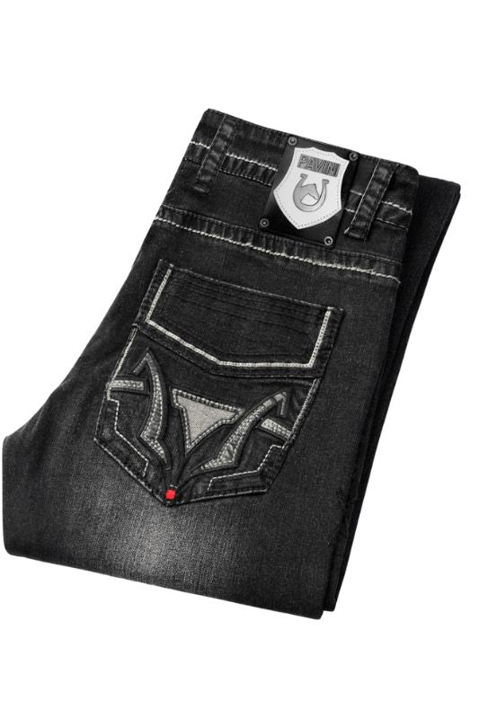 Stitching Longhorn Pocket Denim