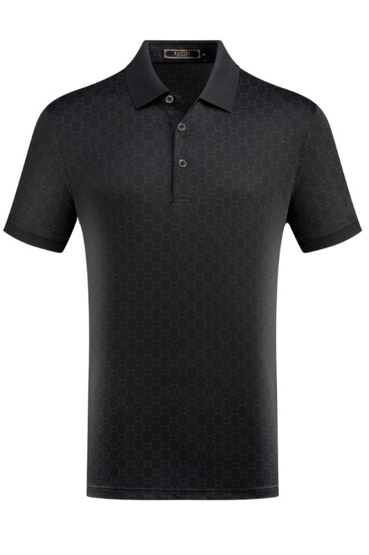 All CC Interlock Print Polo