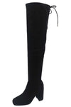 Article Suede Over-The-Knee Heel Boot