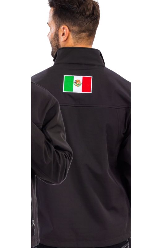 Mexico Embroider Soft Shell Jacket