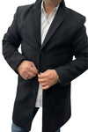 Solid Collar Pocket Coat