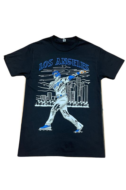 LA Dodger Skull Graphic Tee