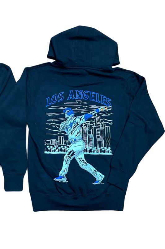 LA Dodger Home Run Graphic Hoodie