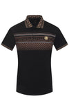 Geo Triangle Print Polo