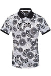 Geometric Baroque Swirl Polo