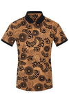 Geometric Baroque Swirl Polo