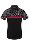 Half CC Stripe Polo