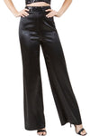 Sequin Waist Satin Pant