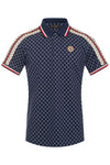 Double C Emblem All Over Print S/S Polo