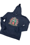 Nuestra Virgen Guadalupana Roses Graphic Hoodie