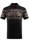 Large Aztec Pattern Bull Emblem Polo