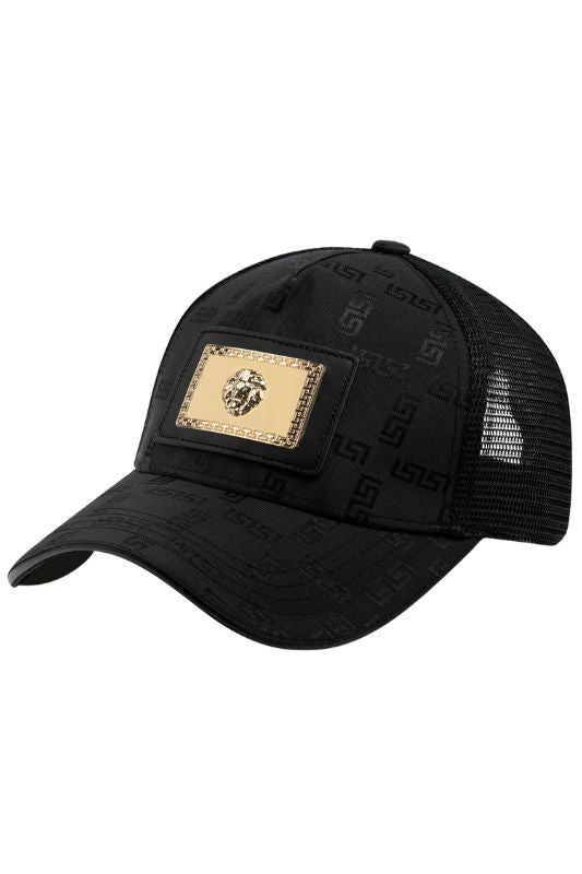 Geo Trim Lion Medallion Snapback