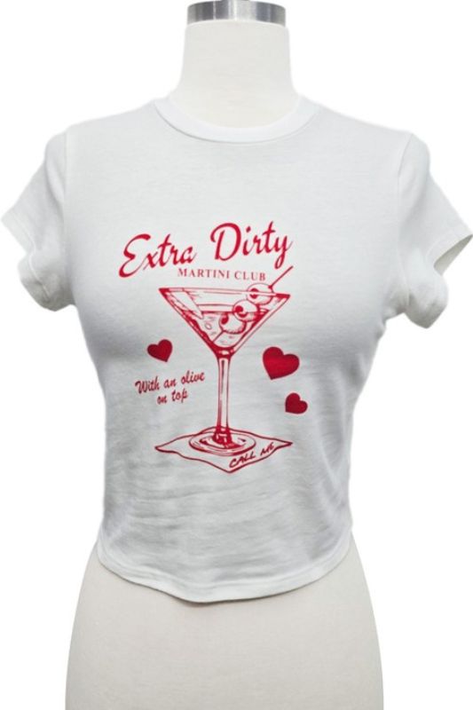 Extra Dirty Martini Club Graphic Tee