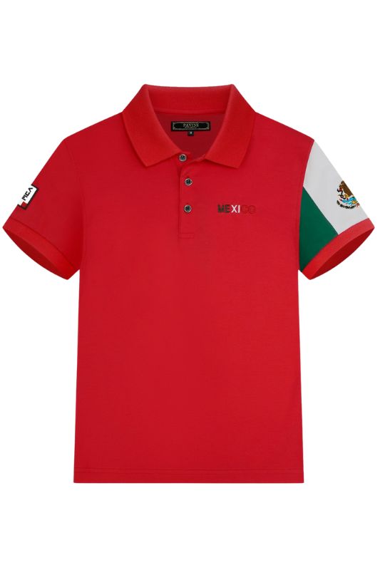 Mexico Embroidered S/S Polo