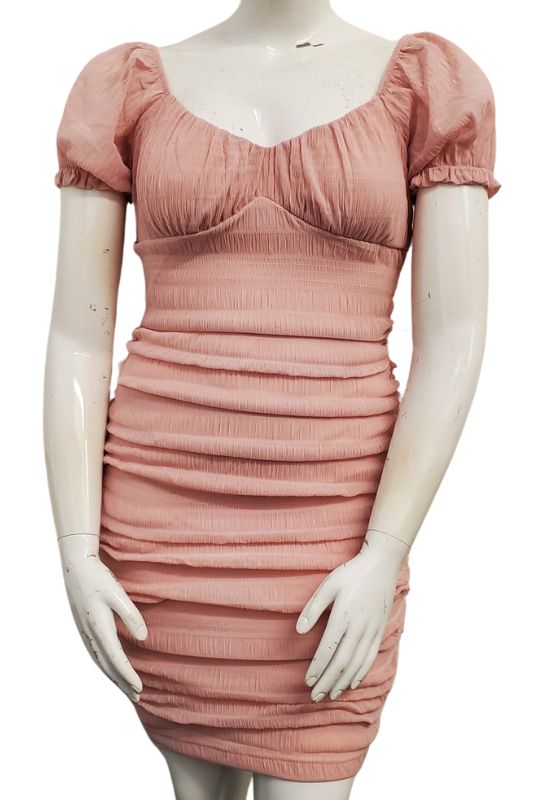 Ruch Mesh Slv. Bodycon Dress