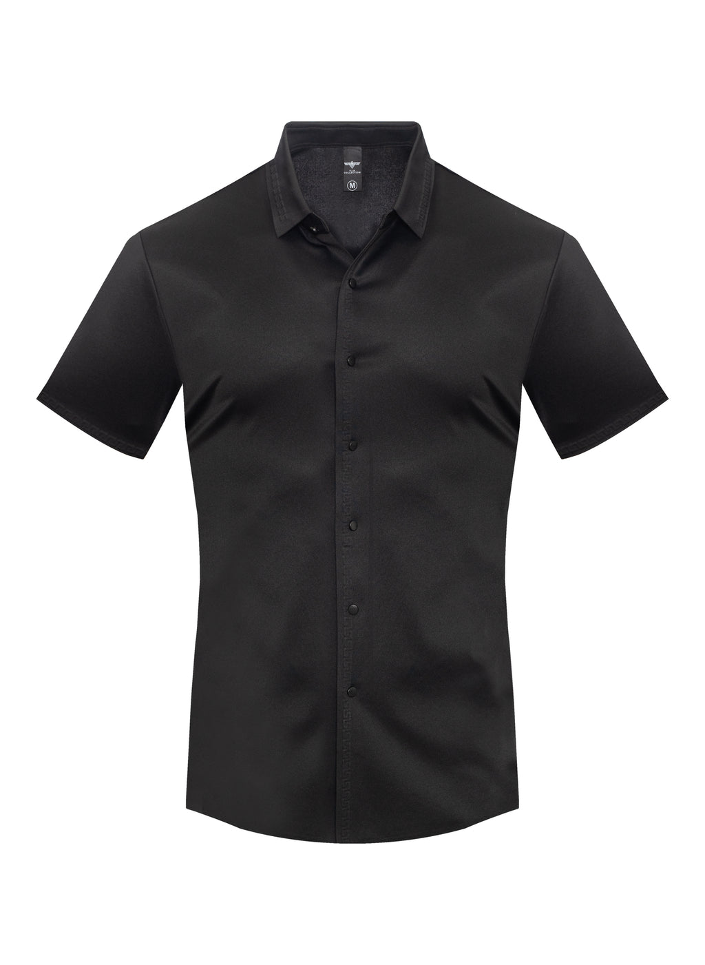 Embossed Geo Trim Button Up