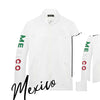 Mexico Patch Sleeve Zip Up Jacket
