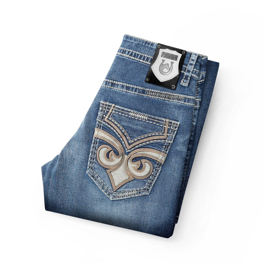 Stitch Patch Pocket Denim Jean