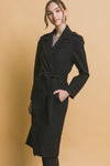 Tie Waist Peacoat