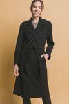 Tie Waist Peacoat
